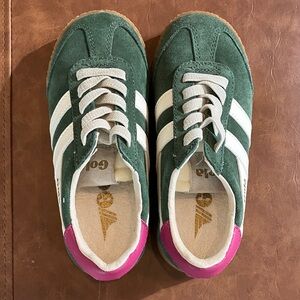 Adidas Kids Sneakers in Green and Pink Gola